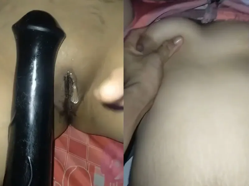 Bồ xinh tươi vú đẹp bím múp móc lồn bằng sextoy cực sướng